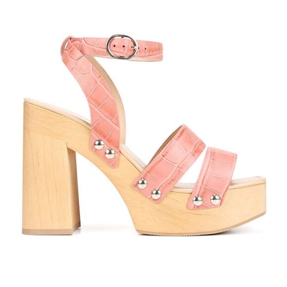 NWT SAM EDELMAN ROSALIND PLATFORM BLOCK HEEL SANDAL - Picture 2 of 9